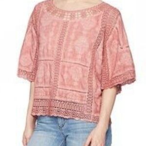 Democracy Lace Trim Blouse